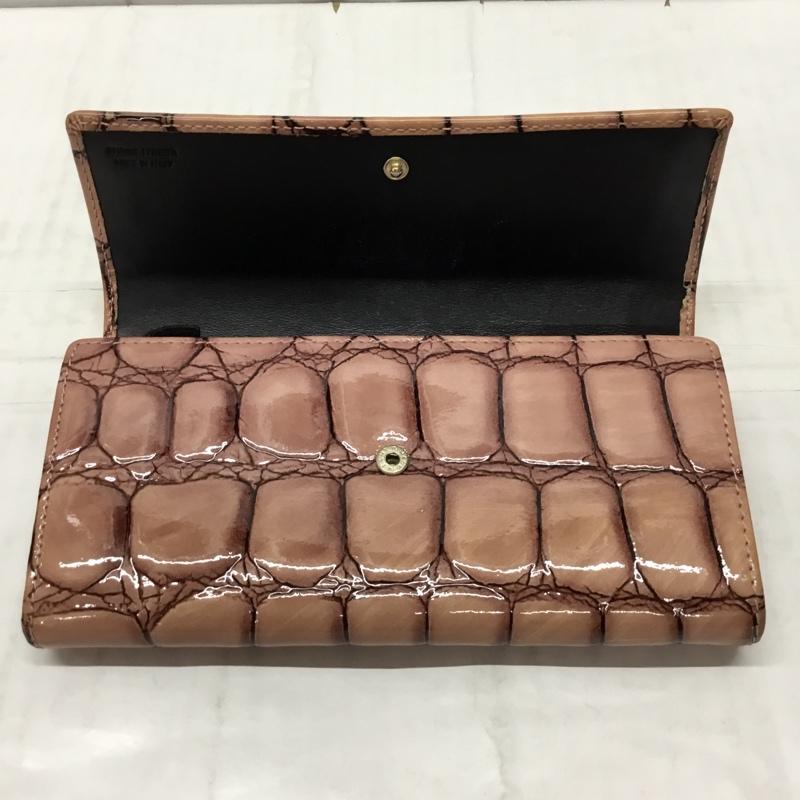 ヴィヴィアンウエストウッド Vivienne Westwood 財布 長財布 箱有 エナメル ワンポイント ベージュ / ベージュ /  レディース USED 古着 中古 10112913