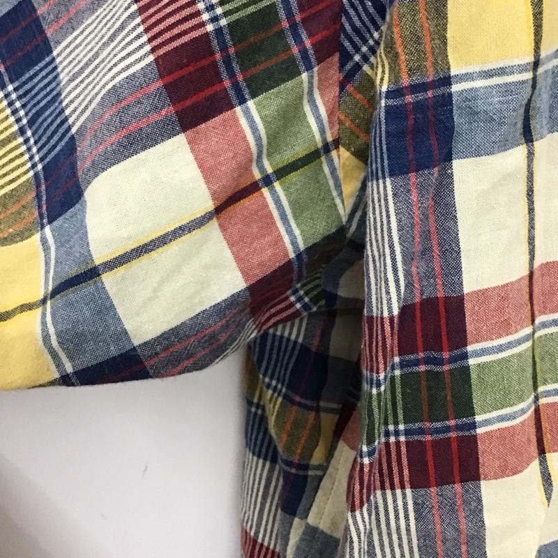 ラルフローレン RALPHLAUREN シャツ、ブラウス 長袖 ボタンダウン チェック L ワンポイント マルチカラー / マルチカラー /  メンズ USED 古着 中古 10133574