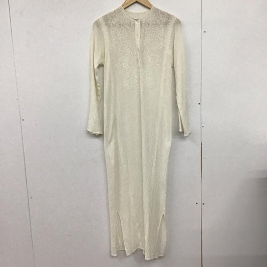 トゥデイフル TODAYFUL ワンピース ロングスカート 12010322 Embroidery Gauze Dress 長袖 36 刺繍 アイボリー / アイボリー /  レディース USED 古着 中古 10147155