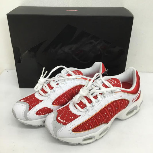 ナイキ NIKE スニーカー スニーカー SUPREME AIR MAX TAILWIND 4/S エアマックス テイルウインド 4 シュプリーム AT3854-100 26.0cm ロゴ、文字 白 / ホワイト / X 赤 / レッド /  メンズ USED 古着 中古 10105697