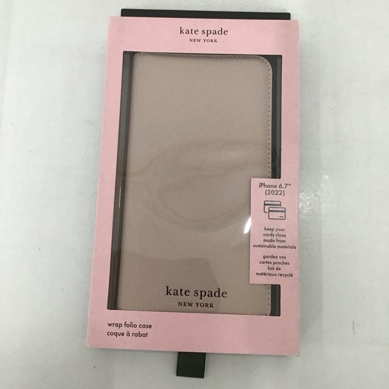 ケイトスペード Kate Spade ファッション小物 ファッション小物 KSIPH-256-PLVMB iPhone14 Plus iPhoneケース 手帳型 無地 桃 / ピンク /  レディース USED 古着 中古 10124308