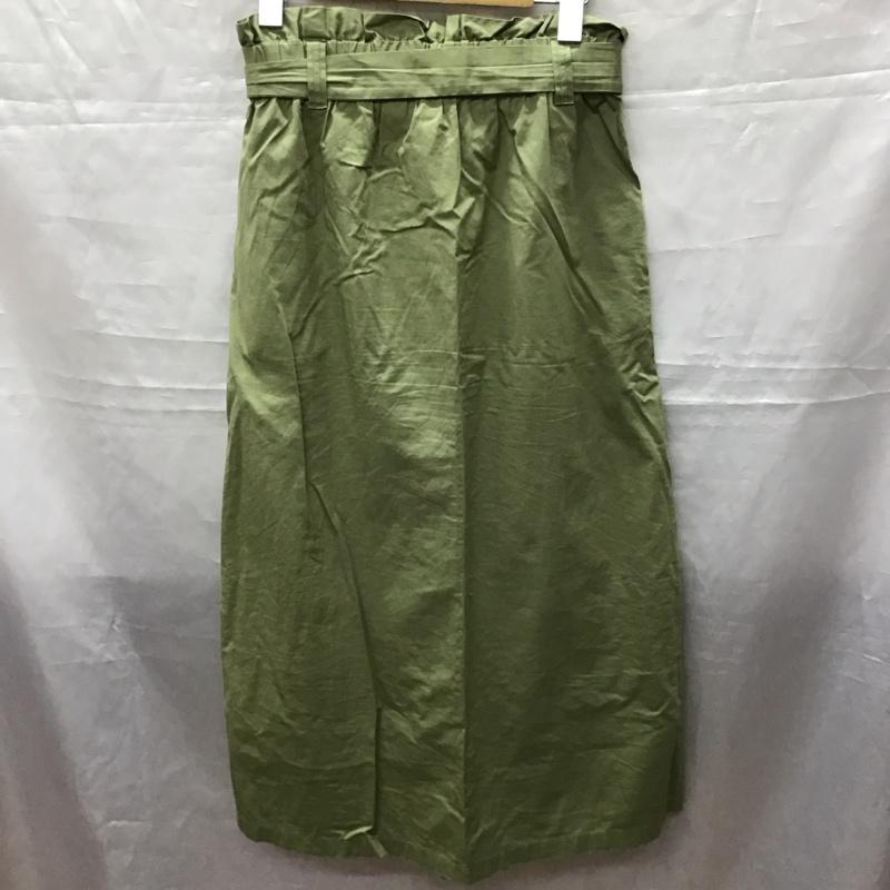ザラ ZARA スカート ロングスカート 4432 851 505 フロントボタン XS 無地 カーキ / カーキ /  レディース USED 古着 中古 10118506