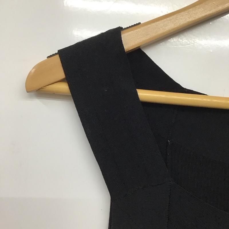 グッチ GUCCI タンクトップ タンクトップ ノースリーブ S 無地 黒 / ブラック /  レディース USED 古着 中古 10142294