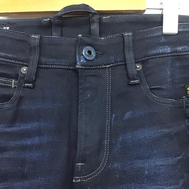 ジースターロゥ G-STAR RAW パンツ デニム、ジーンズ デニムパンツ スリムパンツ カジュアルパンツ ストレッチパンツ 29インチ 無地 インディゴ / インディゴ /  メンズ USED 古着 中古 10148948