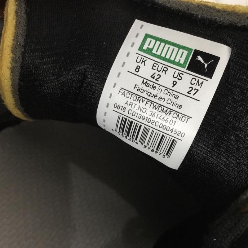 プーマ PUMA スニーカー スニーカー 361466 01 CLYDE 27cm 箱有 27.0cm ロゴ、文字 黄 / イエロー / X 黒 / ブラック /  メンズ USED 古着 中古 10131224