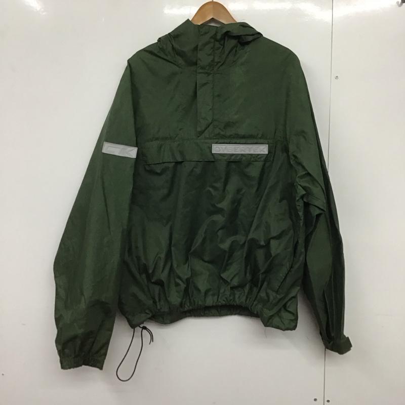 古着 USED ジャケット、上着 ジャケット、ブレザー ジップアップジャケット ナイロンジャケット アウター プルオーバー L ロゴ、文字 カーキ / カーキ /  メンズ USED 古着 中古 10146217