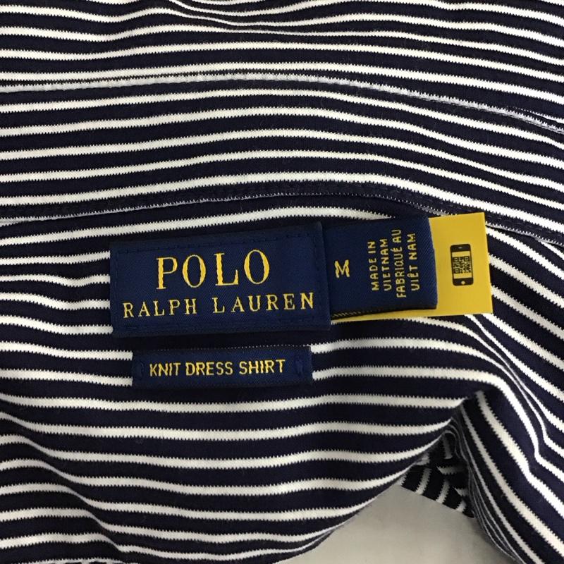 ポロラルフローレン POLO RALPH LAUREN シャツ、ブラウス 長袖 長袖シャツ カラーシャツ ストライプシャツ M ストライプ 白 / ホワイト / X 紺 / ネイビー /  メンズ USED 古着 中古 10120325