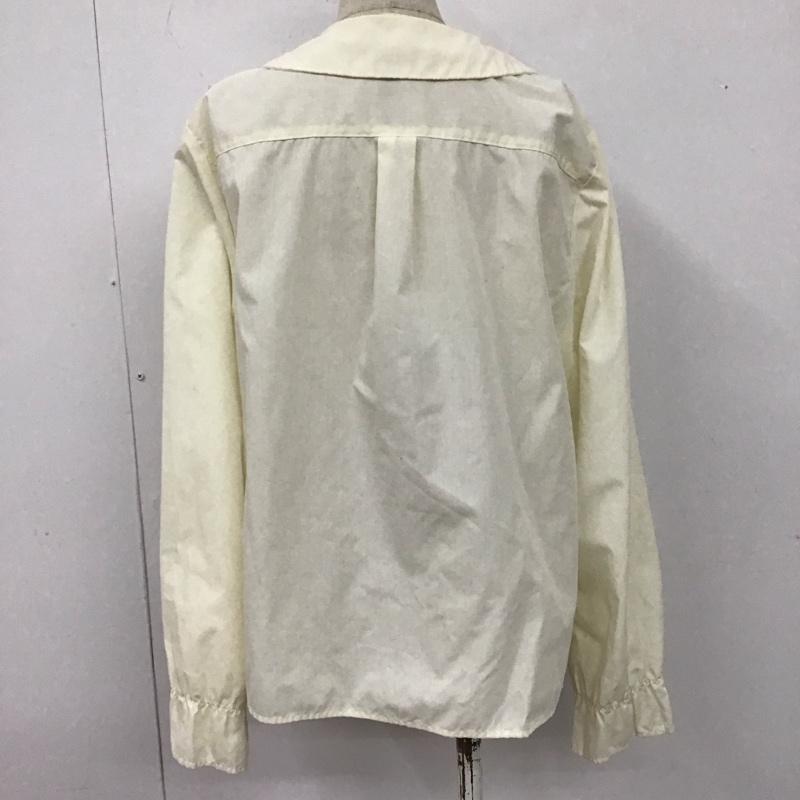 エヘカソポ ehka sopo シャツ、ブラウス 長袖 FREE 無地 アイボリー / アイボリー /  レディース USED 古着 中古 10109096