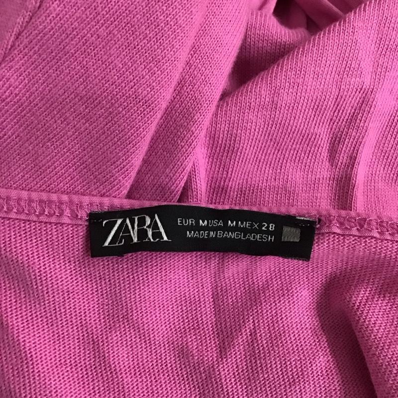 ザラ ZARA ワンピース ロングスカート 1044 627 620 キャミワンピース ティアード M 無地 桃 / ピンク /  レディース USED 古着 中古 10118831