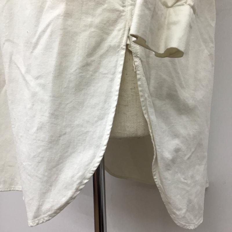 古着 USED シャツ、ブラウス 長袖 長袖シャツ カラーシャツ ポケットシャツ 長袖カットソー 40 無地 白 / ホワイト /  メンズ USED 古着 中古 10115341