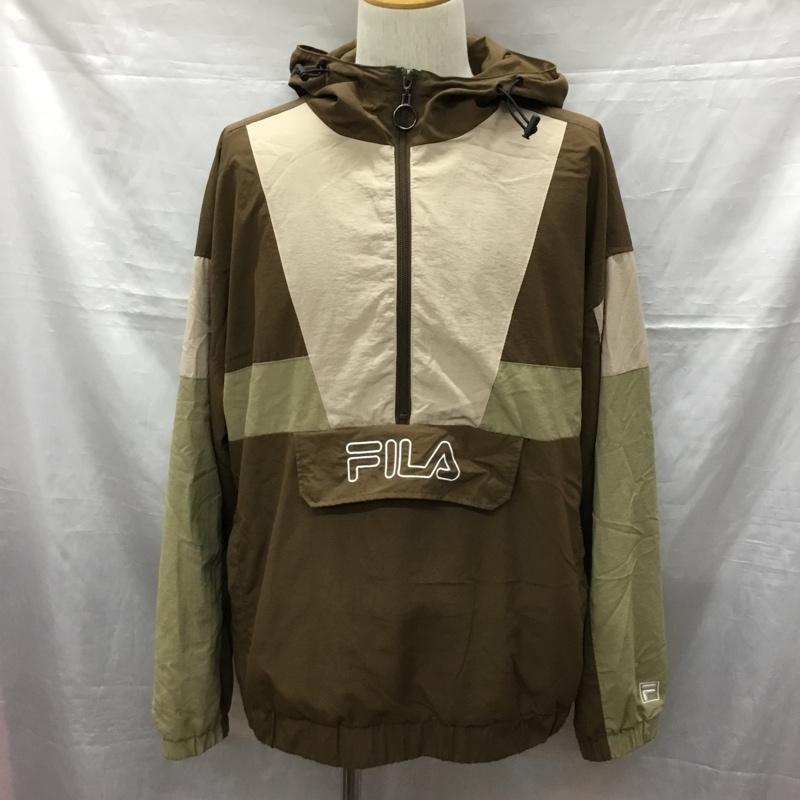 フィラ FILA ジャケット、上着 ジャケット、ブレザー fh7952b ANORAKJACKET ナイロンジャケット パーカー L ロゴ、文字 マルチカラー / マルチカラー /  メンズ USED 古着 中古 10121806