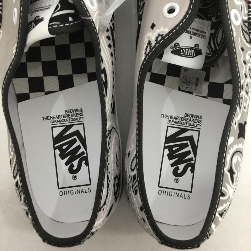 バンズ VANS スニーカー スニーカー 23AB0019B BEDWIN AUTHENTIC LX 29cm 箱有 29.0cm 総柄 白 / ホワイト / X 黒 / ブラック / X 灰 / グレー /  メンズ USED 古着 中古 10142703