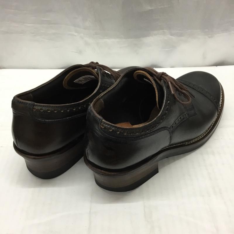 フラットヘッド The Flat Head 革靴 革靴 001 レースアップ 8 箱有  ダークブラウン / ダークブラウン /  メンズ USED 古着 中古 10119187