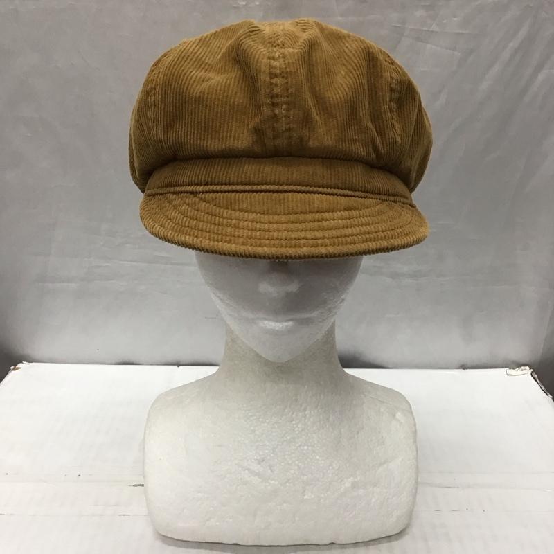 ニューヨークハット NEW YORK HAT 帽子 キャップ コーデュロイ キャスケット 無地 茶 / ブラウン /  メンズ USED 古着 中古 10121635