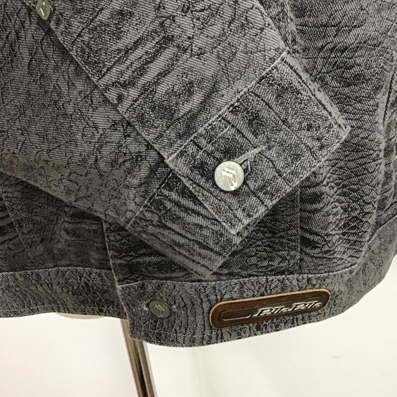ペレペレ PELLEPELLE ジャケット、上着 ジャケット、ブレザー デニムジャケット Gジャン アウター カラージャケット XL 総柄 灰 / グレー /  メンズ USED 古着 中古 10112073