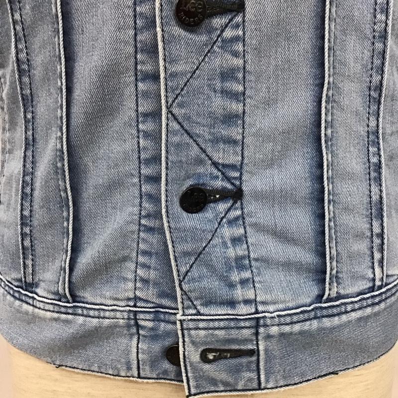 リー Lee ジャケット、上着 ジャケット、ブレザー デニムジャケット カラージャケット 長袖ジャケット ブルゾン Gジャン S 無地 インディゴ / インディゴ /  メンズ USED 古着 中古 10124842