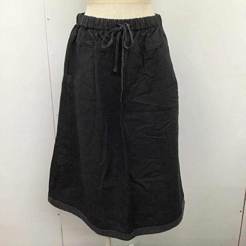 イチ ichi スカート ロングスカート 無地 灰 / グレー /  レディース USED 古着 中古 10106453