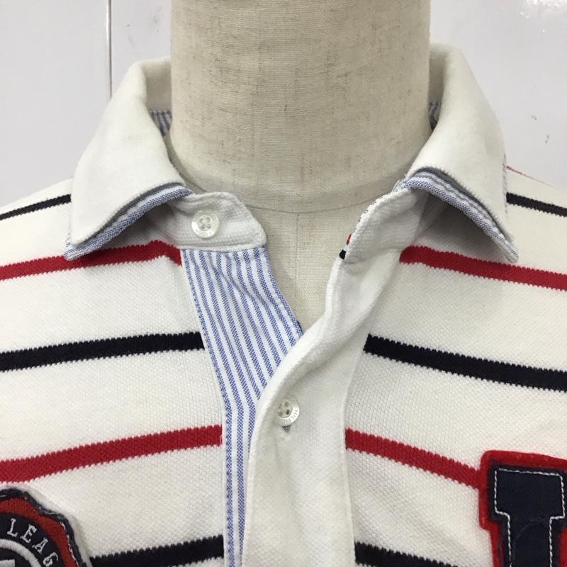 トミーヒルフィガー TOMMY HILFIGER ポロシャツ 半袖 半袖ポロシャツ カラーシャツ 半袖カットソー M ロゴ、文字 マルチカラー / マルチカラー /  メンズ USED 古着 中古 10118277