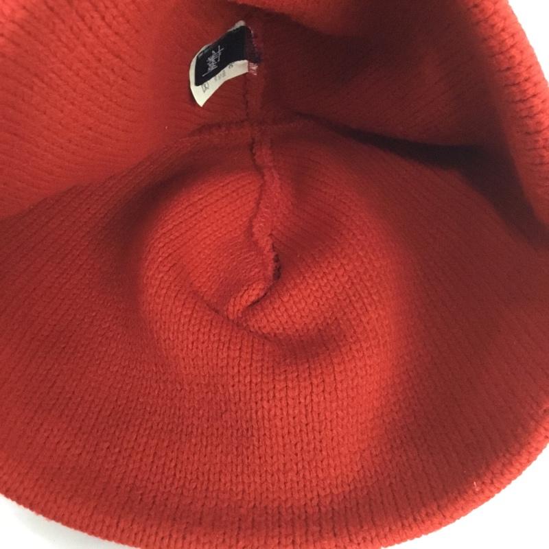 ステューシー STUSSY 帽子 ニット帽 90年代 USA製 ロゴ、文字 赤 / レッド / X 灰 / グレー /  メンズ USED 古着 中古 10137142