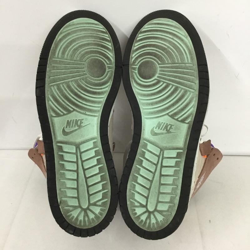 ナイキ NIKE スニーカー スニーカー CT0978-201 AIR JORDAN 1 ZOOM AIR CMFT 28cm 28.0cm ロゴ、文字 茶 / ブラウン /  メンズ USED 古着 中古 10129547