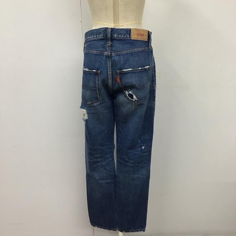 アングリッド Ungrid パンツ デニム、ジーンズ 111521417501 セルヴィッチクラッシュボーイズデニム ダメージ加工 青 / ブルー /  レディース USED 古着 中古 10114584