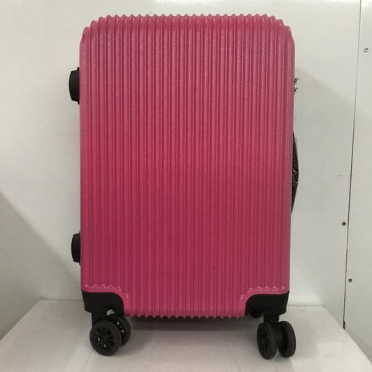 マキコーポレーション MAKI CORPORATION スーツケース、トランク スーツケース、トランク 5401-48 機内持込サイズ タグ付き キャリーケース 無地 桃 / ピンク / X 黒 / ブラック /  レディース USED 古着 中古 10132256