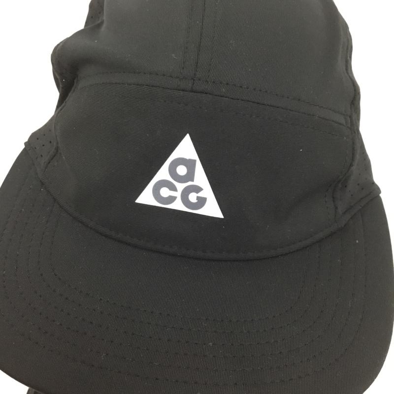 ナイキ エィシージー NIKE ACG 帽子 キャップ HJ7021-010 フライキャップ アウトドア ロゴ、文字 黒 / ブラック /  メンズ USED 古着 中古 10146880