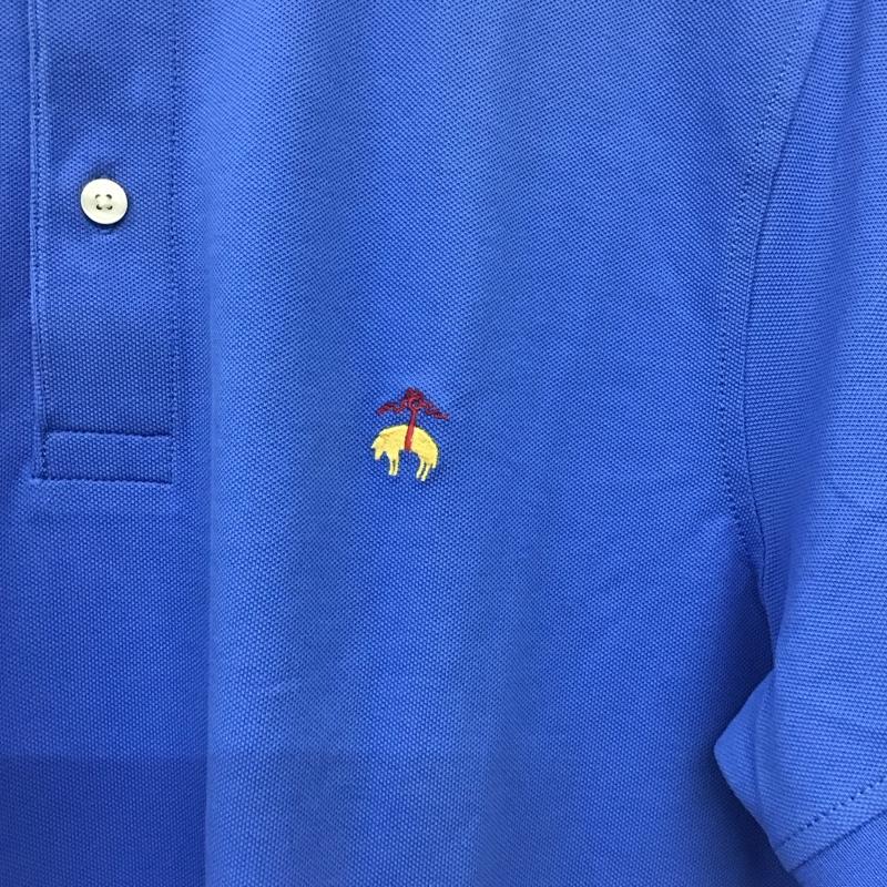 ブルックスブラザーズ BROOKS BROTHERS ポロシャツ 半袖 L ワンポイント 青 / ブルー /  メンズ USED 古着 中古 10139465
