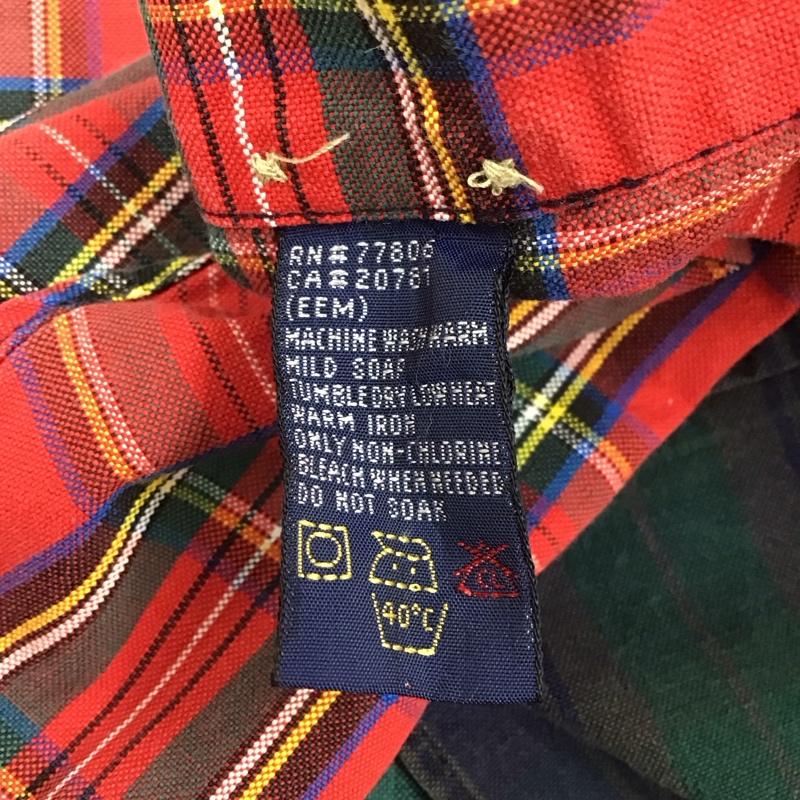 トミーヒルフィガー TOMMY HILFIGER シャツ、ブラウス 長袖 ボタンダウンシャツ M チェック マルチカラー / マルチカラー /  メンズ USED 古着 中古 10111831