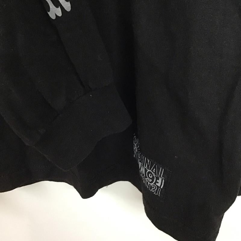 テンダーロイン TENDERLOIN カットソー 長袖 長袖カットソー プリントカットソー クルーネック XL プリント 黒 / ブラック /  メンズ USED 古着 中古 10133080