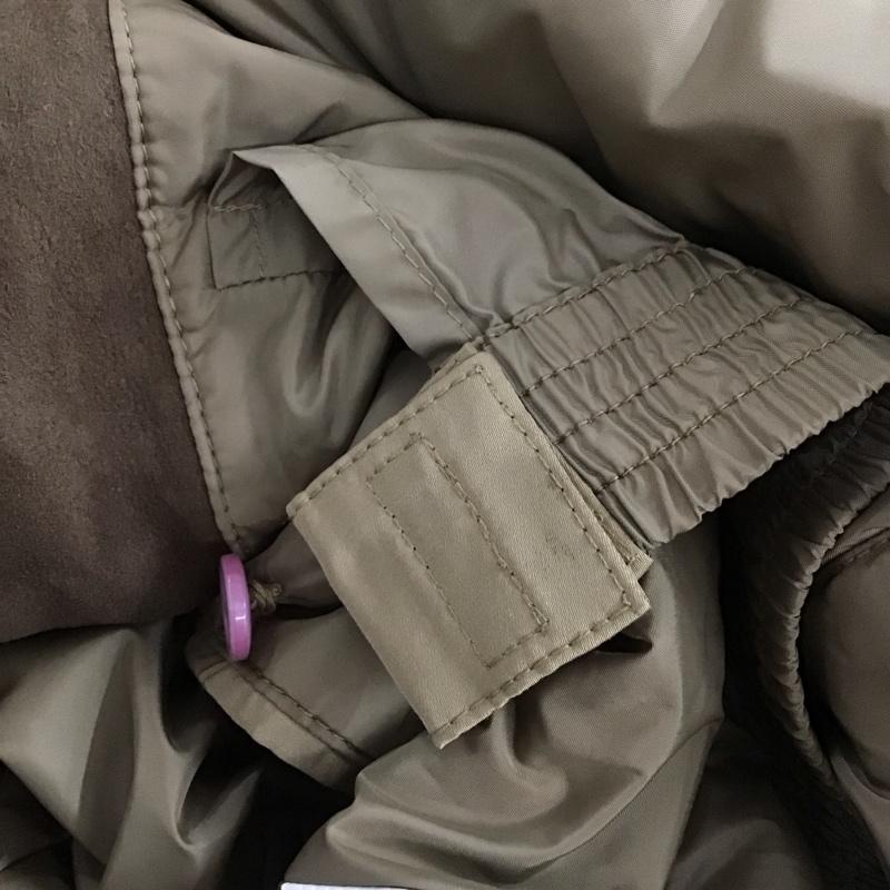 エス マックスマーラ S MAXMARA ジャケット、上着 ジャケット、ブレザー ロングコートジャケット アウター カラージャケット 42 無地 茶 / ブラウン /  レディース USED 古着 中古 10145106