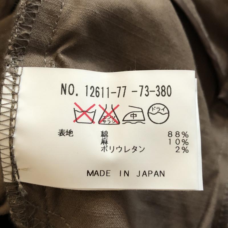 アナイ ANAYI パンツ スラックス センタープレス　ブーツカット 38 無地 カーキ / カーキ / X 茶 / ブラウン /  レディース USED 古着 中古 10031455