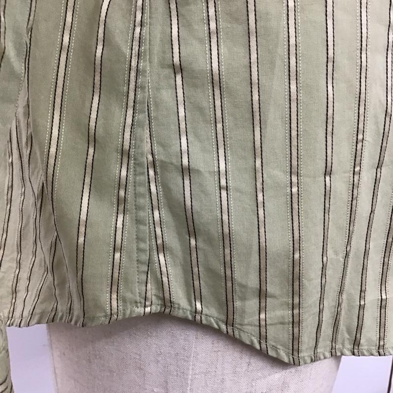 プラダ PRADA シャツ、ブラウス 長袖 長袖シャツ カラーシャツ 長袖カットソー ストライプシャツ 38 ストライプ マルチカラー / マルチカラー /  メンズ USED 古着 中古 10119952