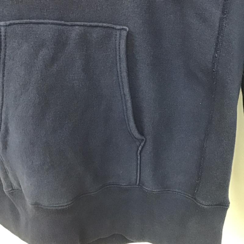 アンディフィーテッド UNDEFEATED パーカー 長袖 長袖パーカー プルオーバーパーカー スウェット チャンピオン M ロゴ、文字 紺 / ネイビー /  メンズ USED 古着 中古 10148144