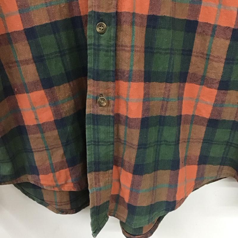 古着 USED シャツ、ブラウス 長袖 長袖シャツ チェックシャツ カラーシャツ 古着 L チェック マルチカラー / マルチカラー /  メンズ USED 古着 中古 10146103