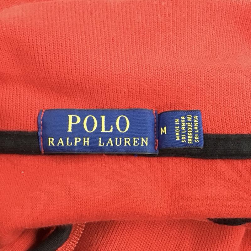 ポロラルフローレン POLO RALPH LAUREN トレーナー 長袖 ハーフジップ M 刺繍 赤 / レッド /  メンズ USED 古着 中古 10123480