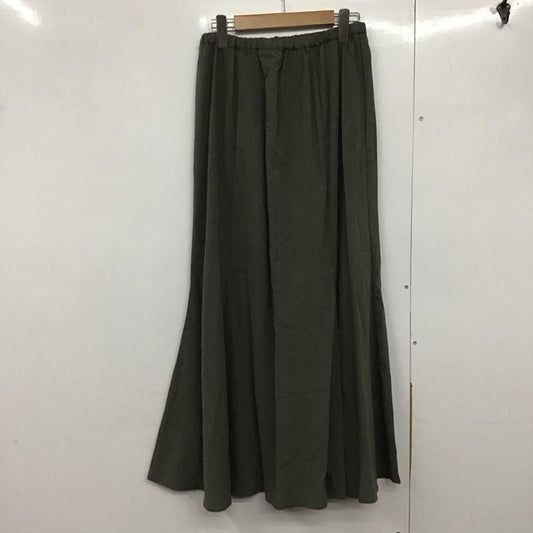 レプシィム LEPSIM スカート ロングスカート LPU51376AD ハギハギフレアスカート タグ付き FREE 無地 カーキ / カーキ /  レディース USED 古着 中古 10142001