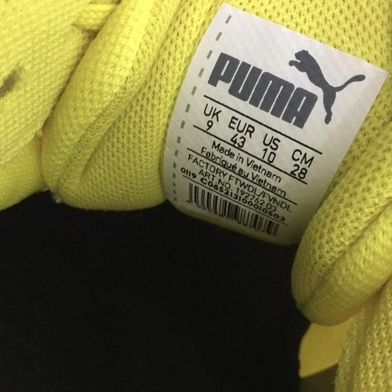 プーマ PUMA スニーカー スニーカー 192762 03 スピード ライト 2 ランニングシューズ 28cm 28.0cm ロゴ、文字 黄 / イエロー / X 黒 / ブラック /  メンズ USED 古着 中古 10136523