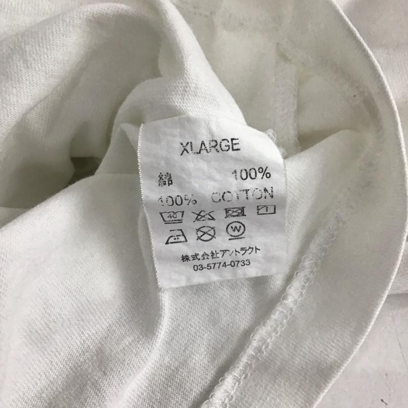 アベイシングエイプ A BATHING APE Tシャツ 半袖 半袖カットソー プリントTシャツ クルーネックカットソー readymade XL ロゴ、文字 白 / ホワイト /  メンズ USED 古着 中古 10132598