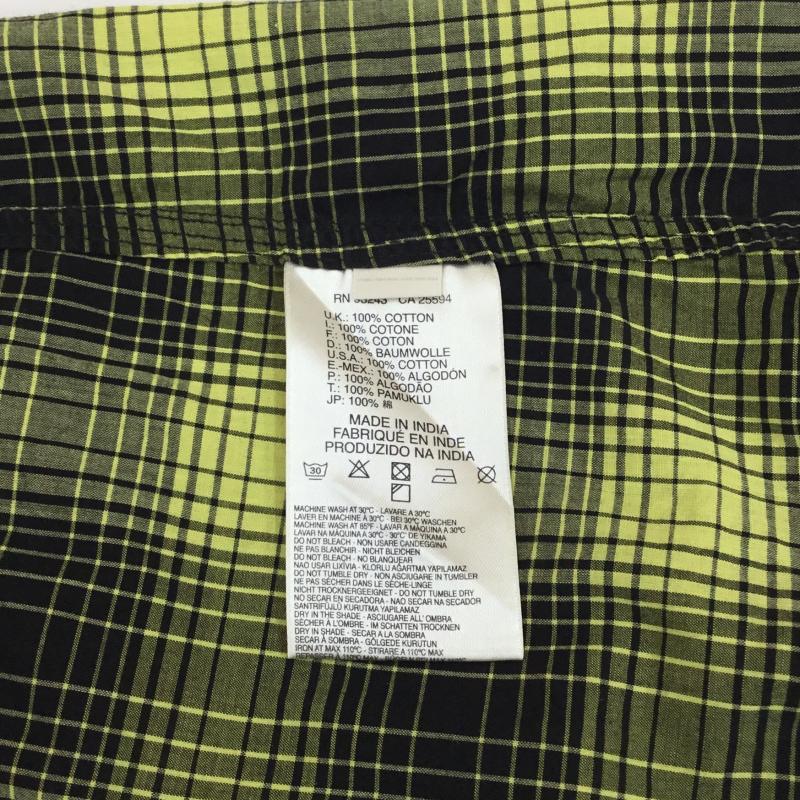 ディーゼル DIESEL シャツ、ブラウス 長袖 長袖シャツ S チェック 黄 / イエロー / X 黒 / ブラック /  メンズ USED 古着 中古 10136068