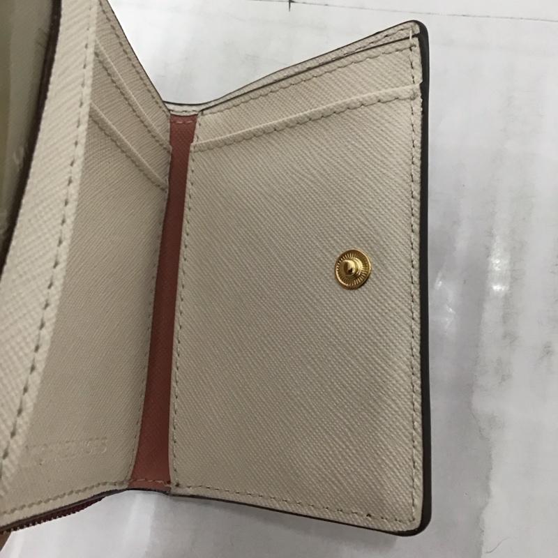 マイケルコース MICHAEL KORS 財布 コンパクト財布 35F1GTVZ5L 三つ折り財布 ロゴ、文字 桃 / ピンク /  レディース USED 古着 中古 10111521