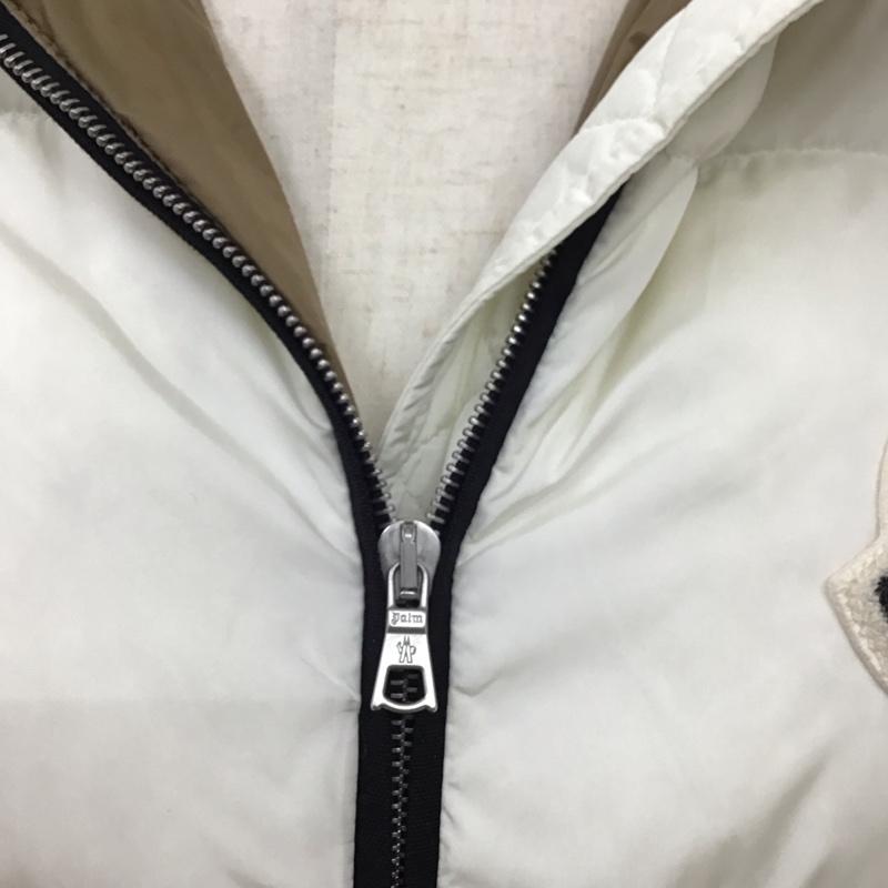 モンクレール MONCLER ジャケット、上着 ダウンジャケット H209L1A00002 M2341 Palm Angels 1 ロゴ、文字 白 / ホワイト / X 黒 / ブラック /  メンズ USED 古着 中古 10114746