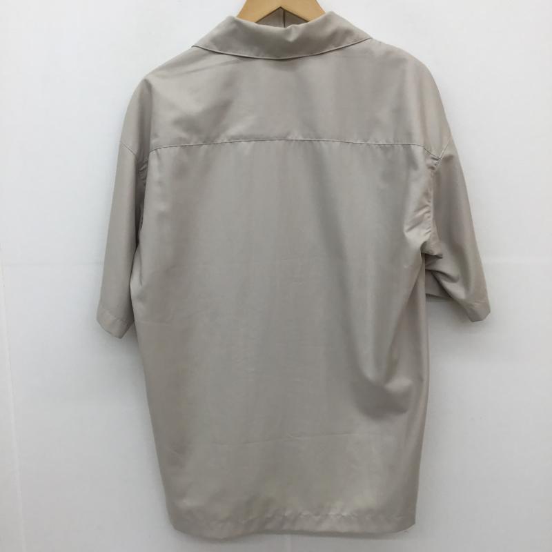リドム LIDnM シャツ、ブラウス 半袖 LIDNM マイクロスパンオープンカラーシャツ L18ss-122 M 無地 ベージュ / ベージュ /  メンズ USED 古着 中古 10128182