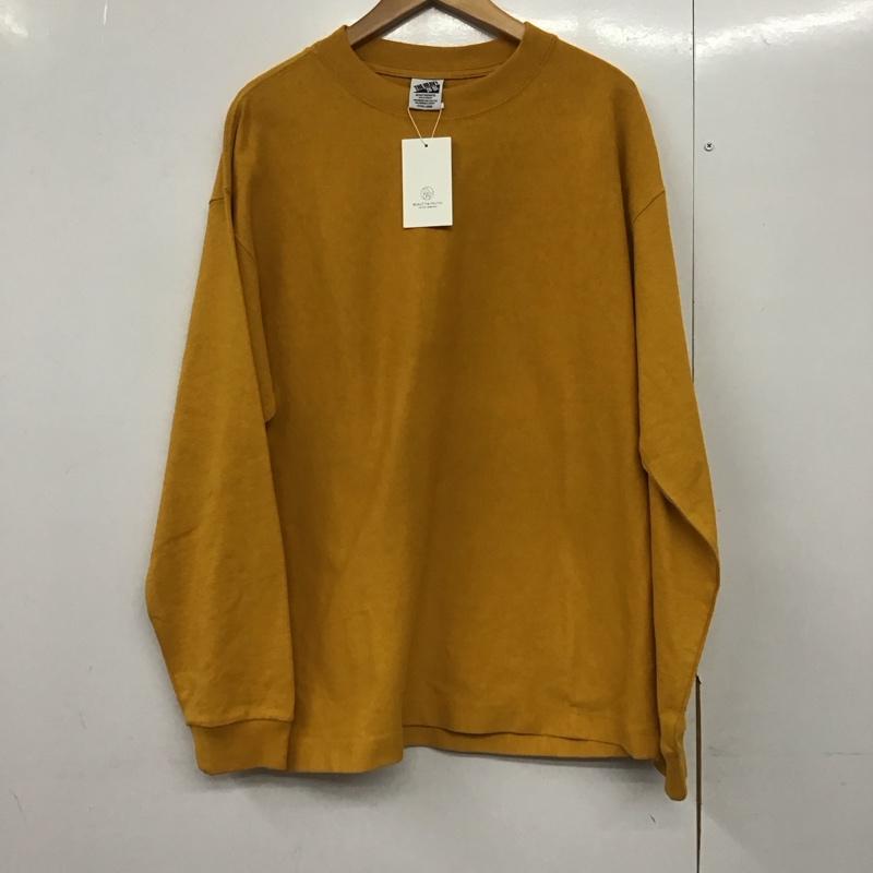 ビューティアンドユースユナイテッドアローズ BEAUTY&YOUTH UNITED ARROWS カットソー 長袖 長袖カットソー 無地カットソー クルーネック XL 無地 黄 / イエロー /  メンズ USED 古着 中古 10142590