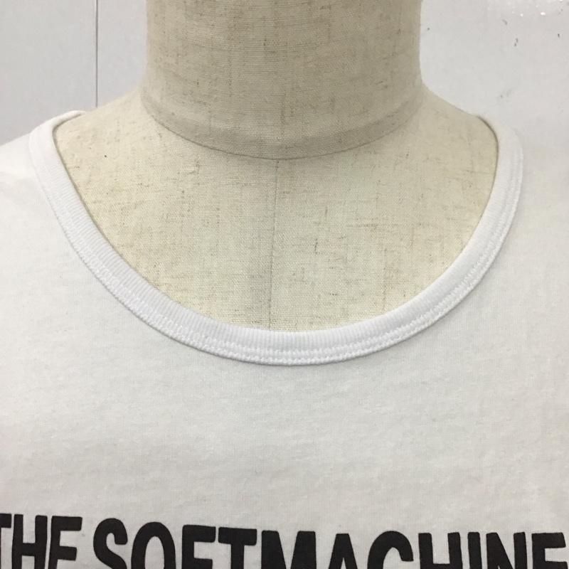 ソフト・マシーン SOFTMACHINE タンクトップ タンクトップ タンクトップ ノースリーブカットソー XL プリント 白 / ホワイト /  メンズ USED 古着 中古 10115142