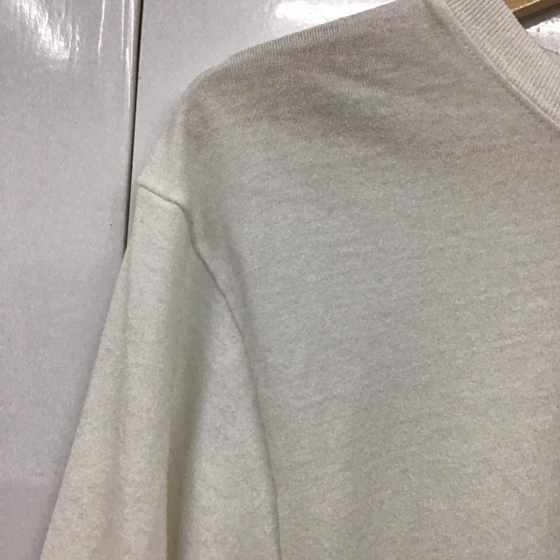 パタゴニア patagonia カットソー 長袖 長袖カットソー プリントカットソー クルーネック S ロゴ、文字 白 / ホワイト /  メンズ USED 古着 中古 10130467