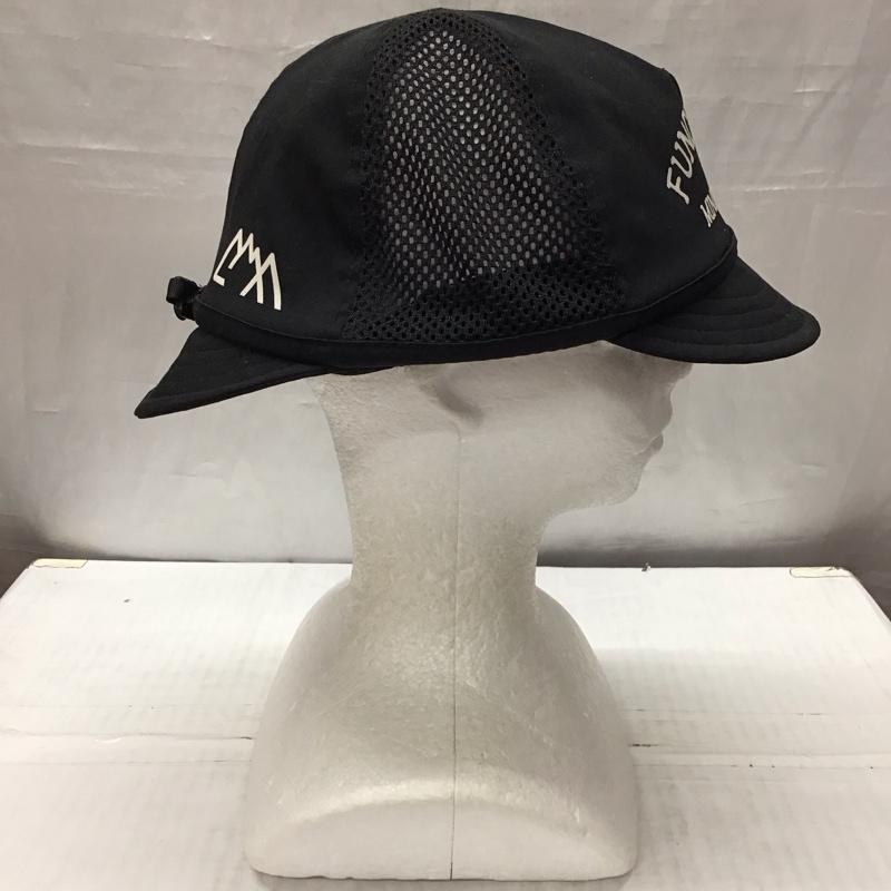 コンフィー comfy 帽子 キャップ ダブルフェイス メッシュ ロゴ、文字 黒 / ブラック /  メンズ USED 古着 中古 10116990