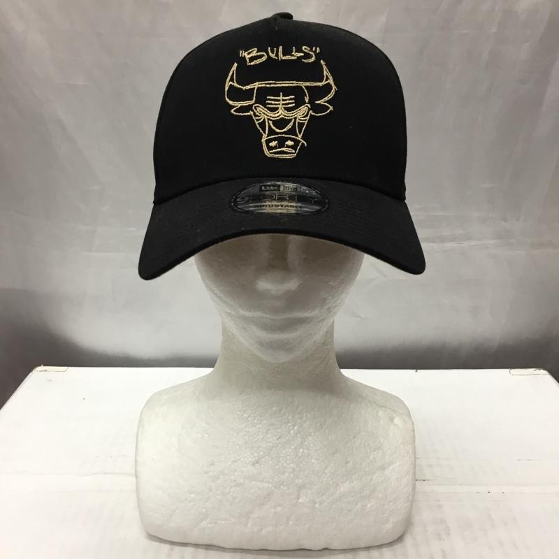 ニューエラ NEW ERA 帽子 キャップ BULLS NBA 9FORTY 刺繍 黒 / ブラック /  メンズ USED 古着 中古 10113728