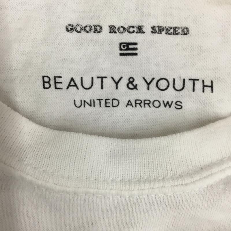 グッドロックスピード GOOD ROCK SPEED Tシャツ 半袖 ロベルタベイリー BEAUTY&YOUTH フォトT FREE プリント 白 / ホワイト /  メンズ USED 古着 中古 10117762