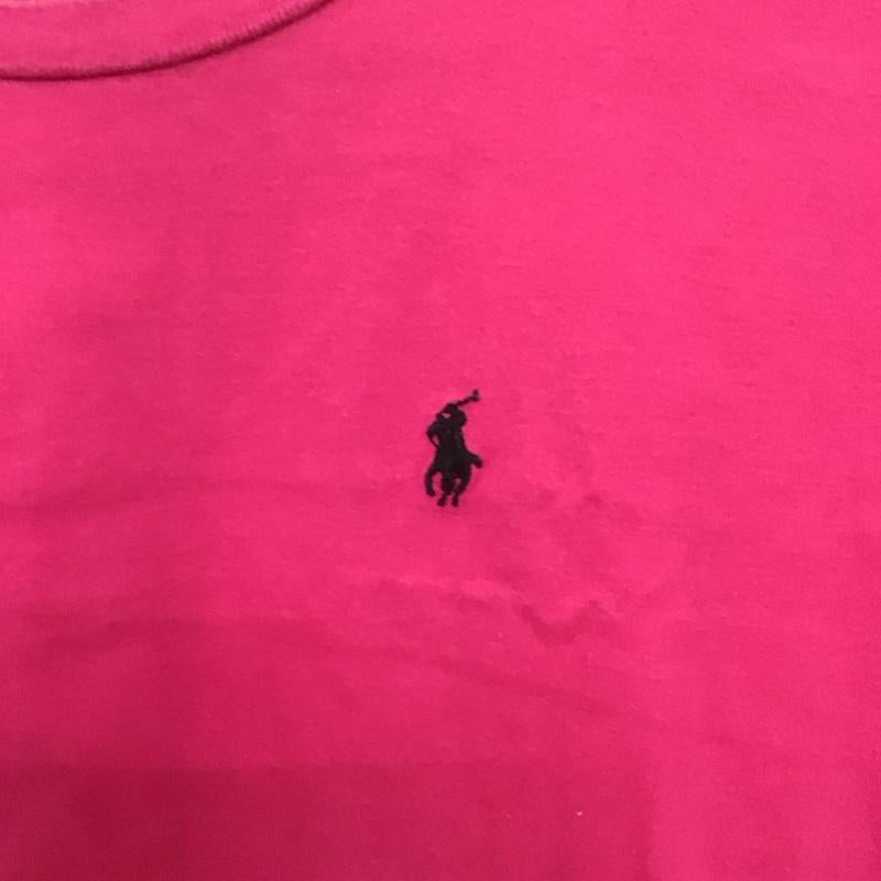 ラルフローレンスポーツ RALPHLAURENSPORT Tシャツ 半袖 クルーネック コットン L ワンポイント 桃 / ピンク /  レディース USED 古着 中古 10139141